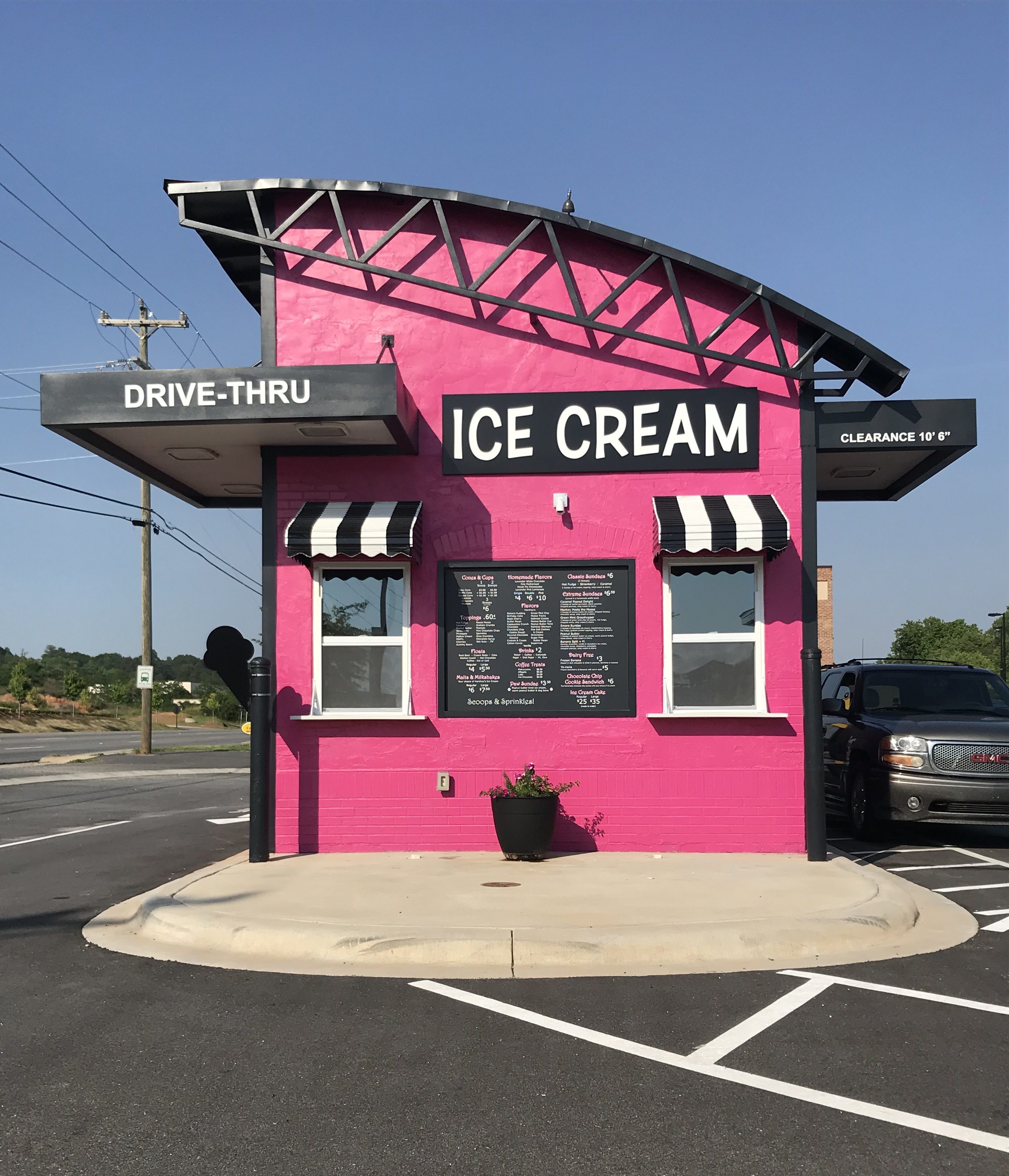Pink on Pleasantburg Pink Mama's Ice Cream